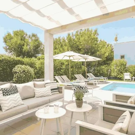 别墅 Villa Menorca Elena Mar, Swimming Pool, Bbq, Wifi 苏昂博